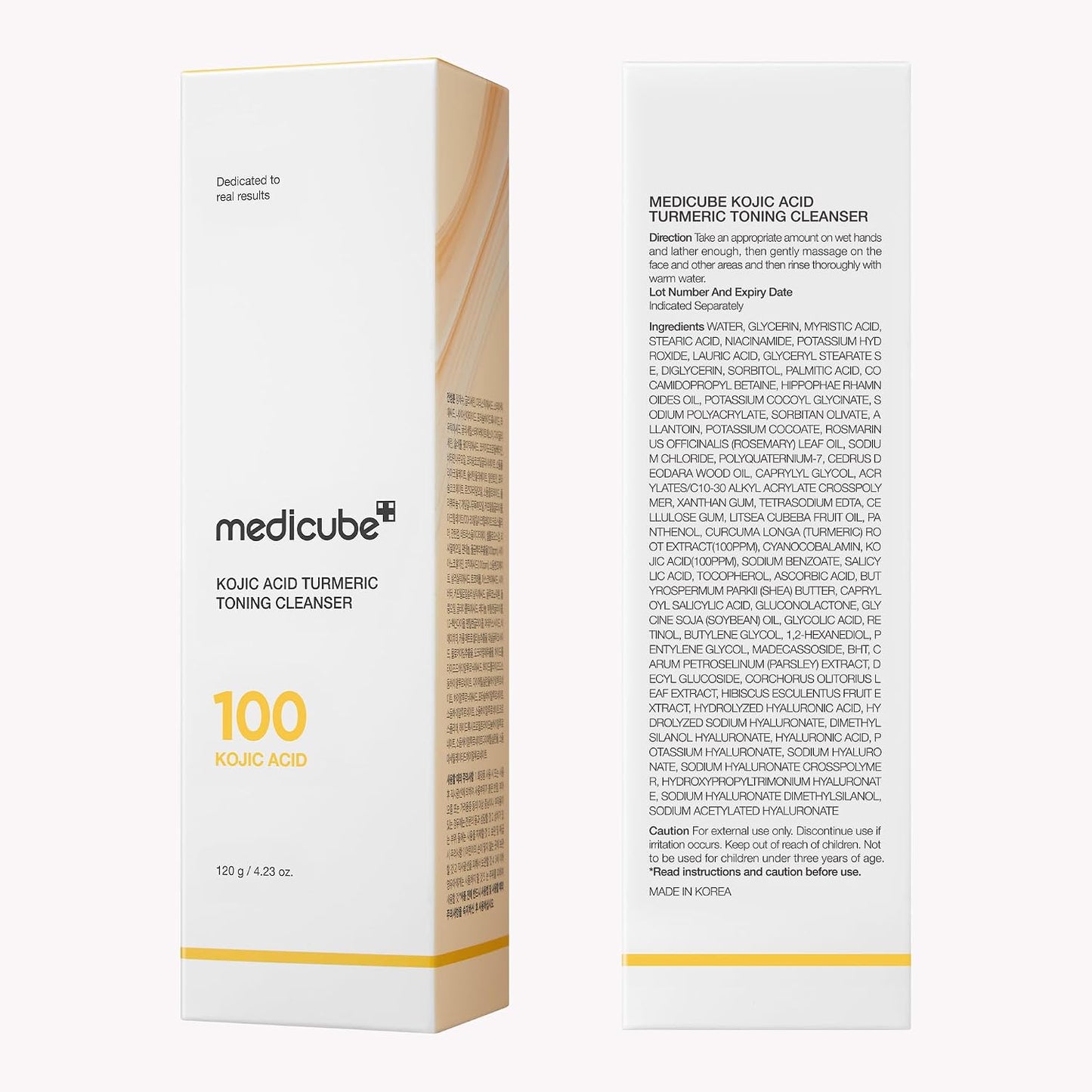 medicube Facial Cleanser Turmeric Capsule Foam Cleanser