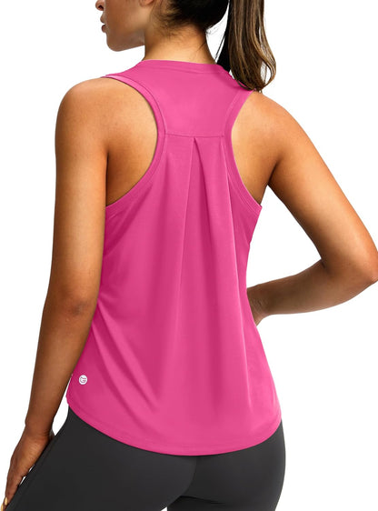 G Gradual Women's Workout Tops Racerback Athletic Tank Tops