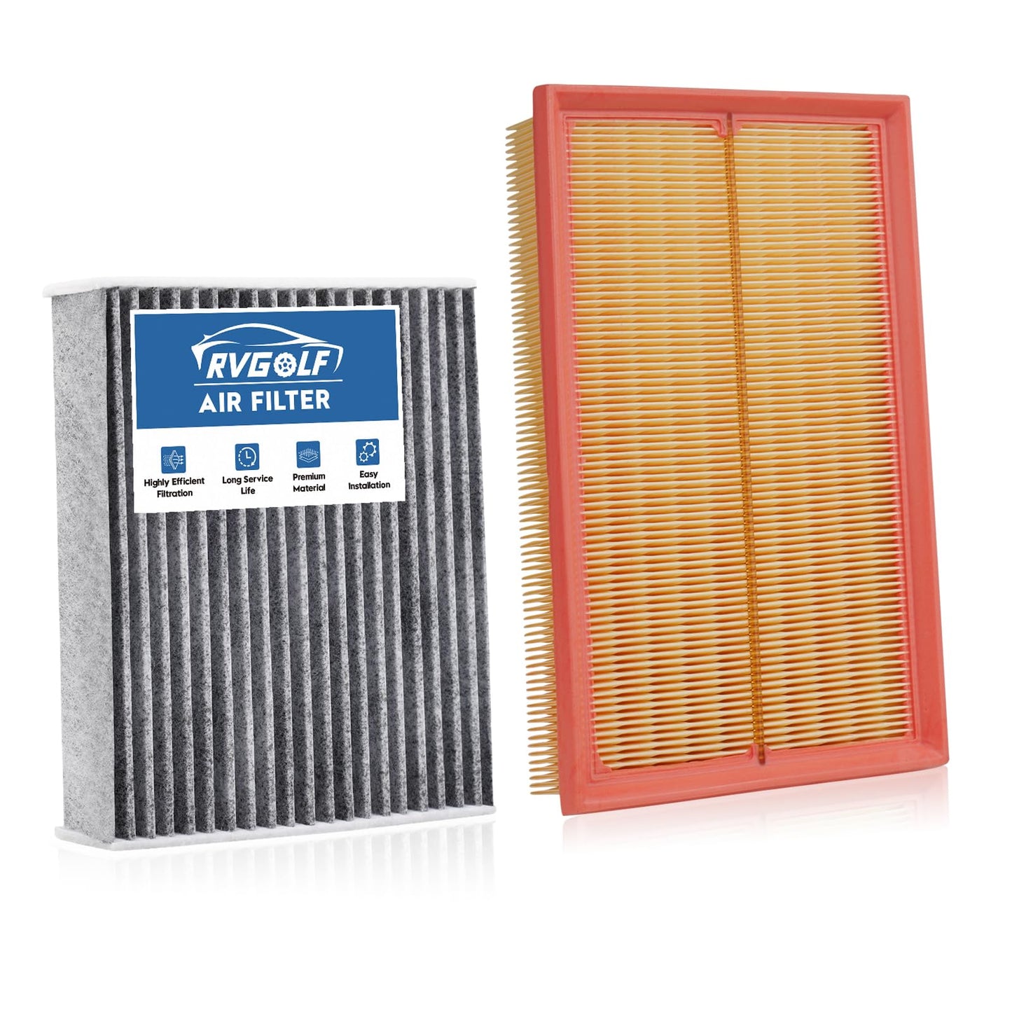 Engine+Cabin Air Filter Fit for 2014-2020 Rogue, 2017-2022 Rogue Sport
