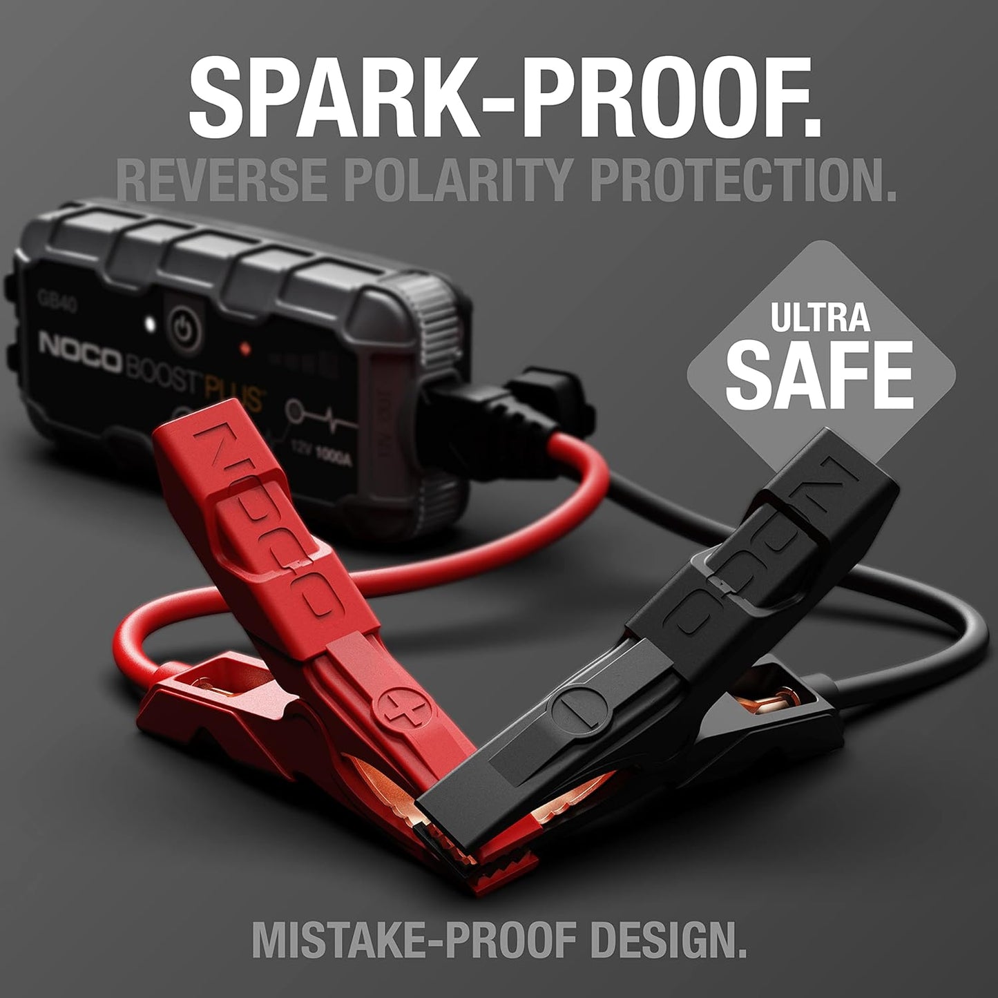 NOCO Boost GB40 12V 1000A UltraSafe Portable Lithium Jump Starter