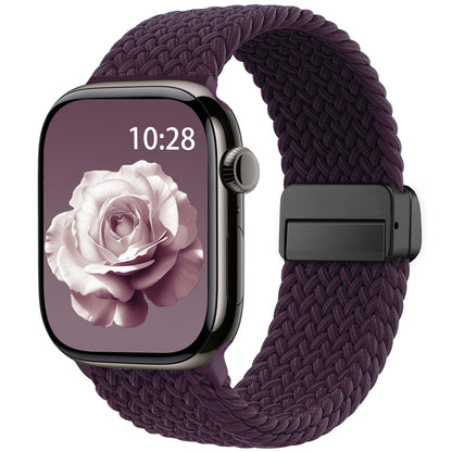 Braided Stretchy Magnetic Band Compatible with Apple Watch Bands Women Men