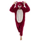 COSUSKET Snug Fit Unisex Adult Onesie Pajamas, Flannel Cosplay Animal One Piece Halloween Costume Sleepwear Homewear