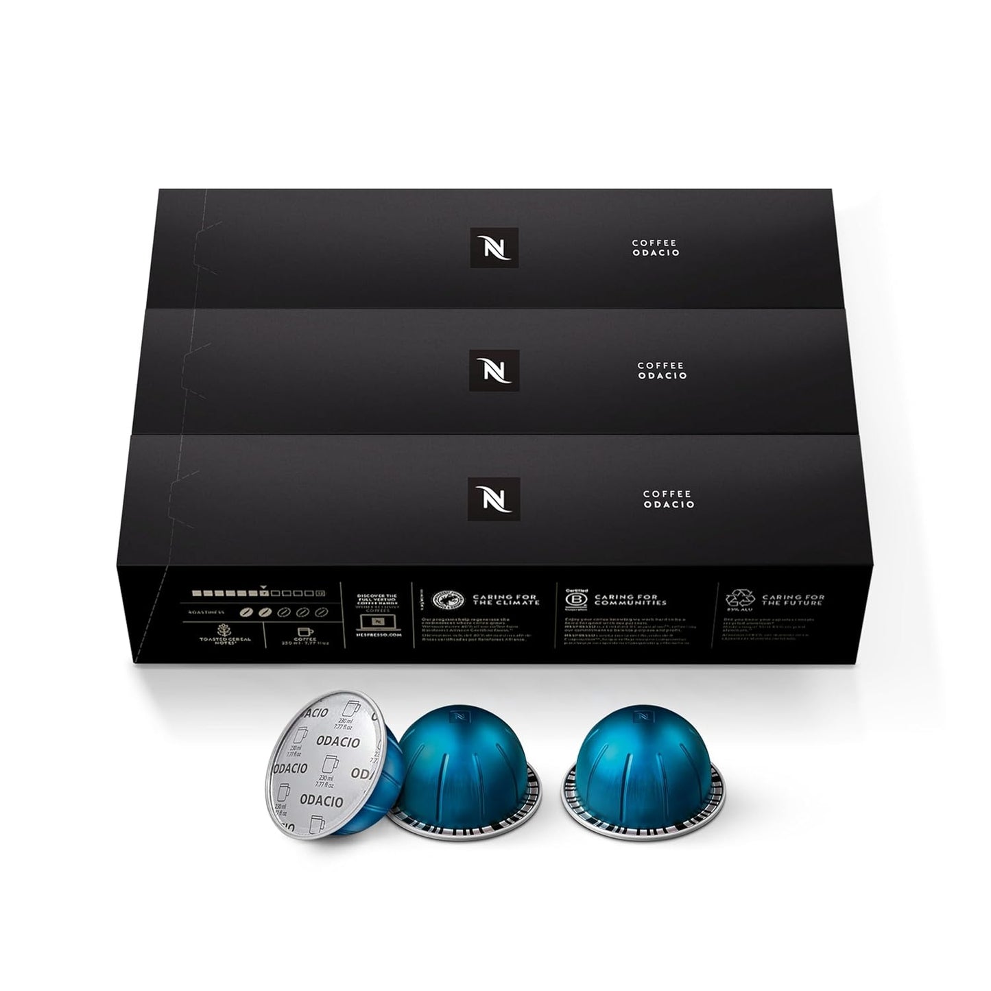 Nespresso Capsules Vertuo, Variety Pack, Medium and Dark Roast Coffee, 30 Count Coffee Pods, Brews 7.8 oz.