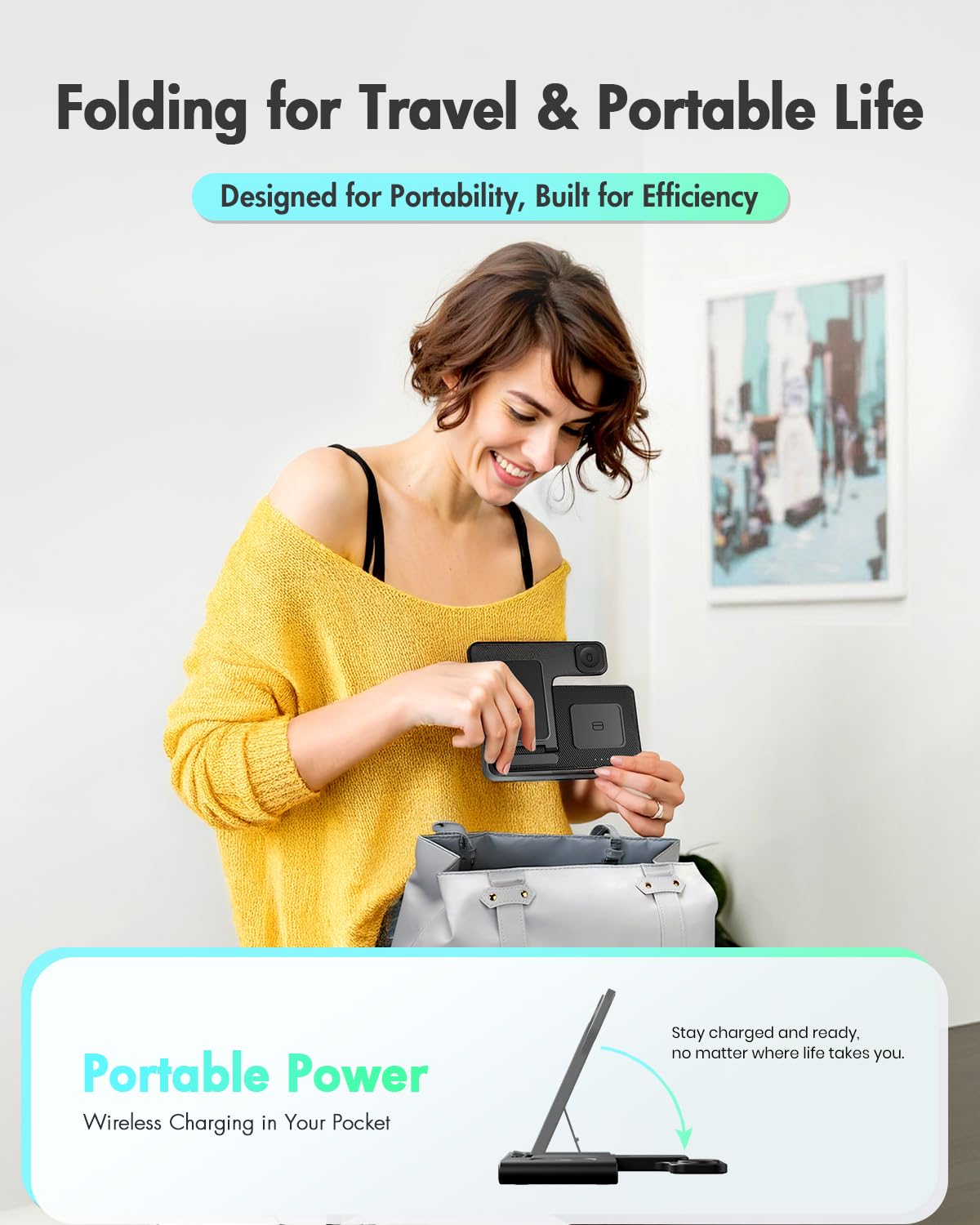 GETPALS Wireless Charger iPhone Charging Station for Apple Multiple Devices