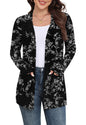 Yincro Women Lightweight Cardigan Long Sleeve Open Front with Pockets S-3XL