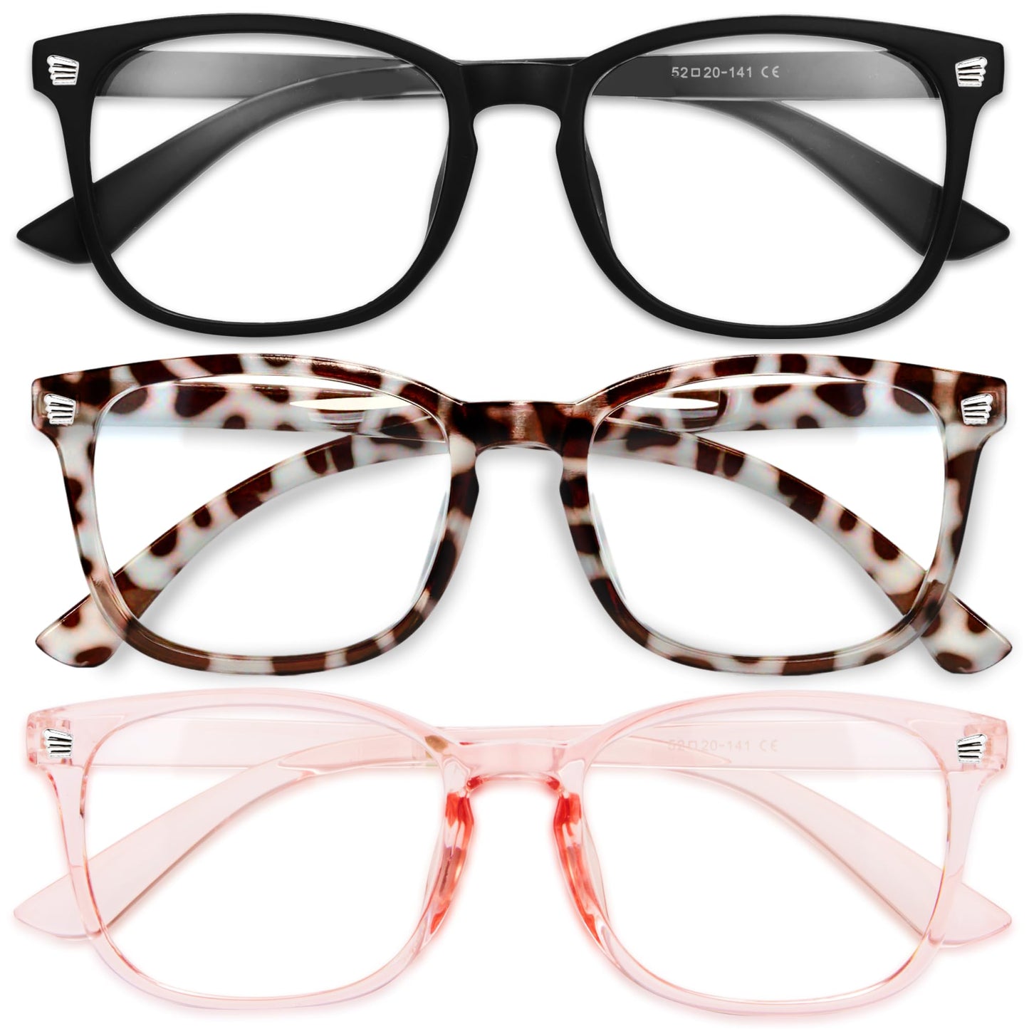 Gaoye Blue Light Glasses for Women - 3 Pack