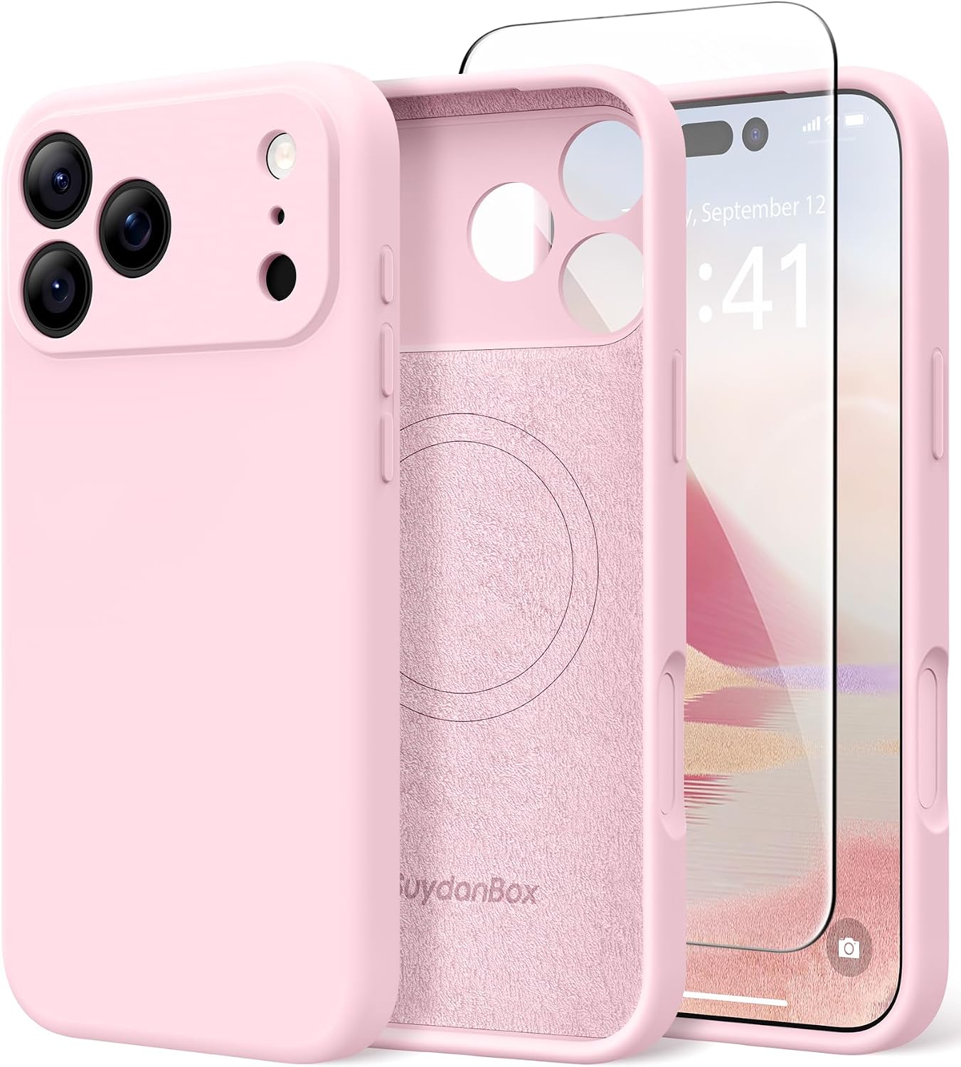 Magnetic for iPhone 17 Case Silicone Matcha