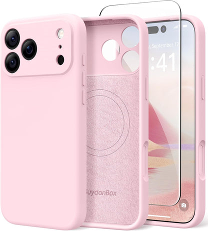 Magnetic for iPhone 17 Case Silicone Matcha