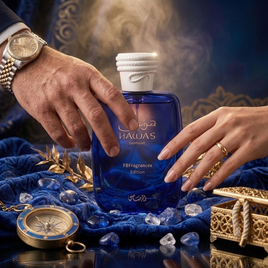 RASASI Hawas Atlantis Eau de Parfum for Men, 100ml (3.4 oz) Fresh & Modern Scent Spray