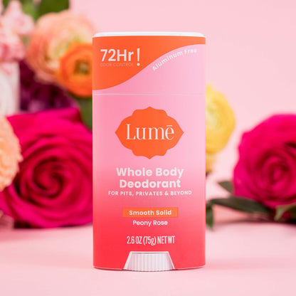 Lume Whole Body Deodorant - Solid Stick - 2.6 oz, 2 pk (Soft Powder)