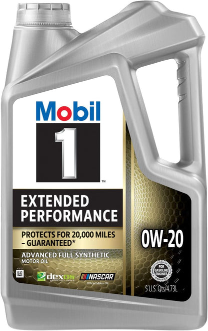 Mobil 1 European Car Formula Full Synthetic Motor Oil 0W-40, 5 Quart