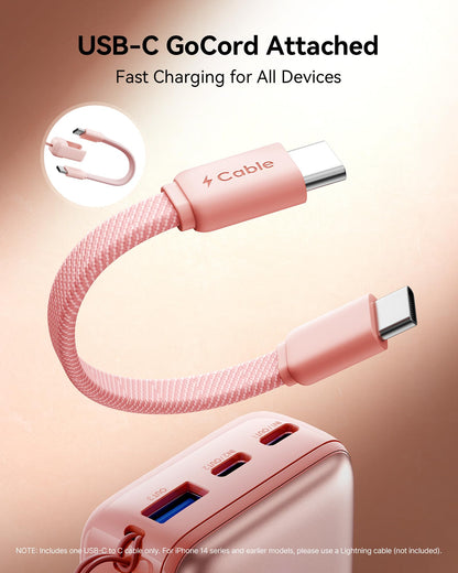 INIU Portable Charger, Ultra Mini 10000mAh 45W Fast Charging Power Bank