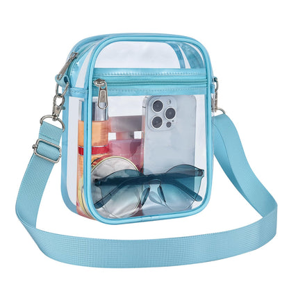 USPECLARE Clear Purse for Stadium Events Transparent Messenger Bag