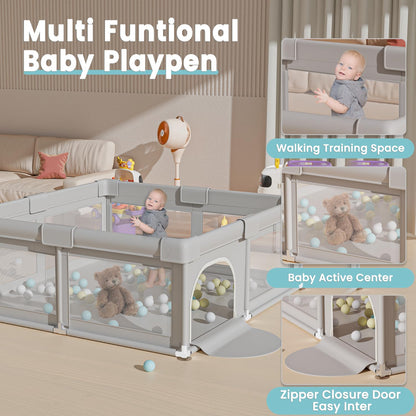 Hiaksedt Baby Playpen 50x50 Inch, Play Pens for Babies and Toddlers
