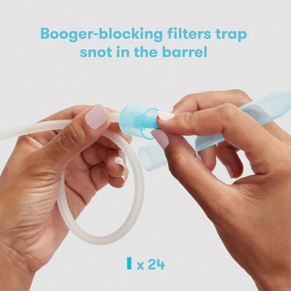 Frida Baby NoseFrida SnotSucker Nasal Aspirator for Baby, 4 Hygiene Filters