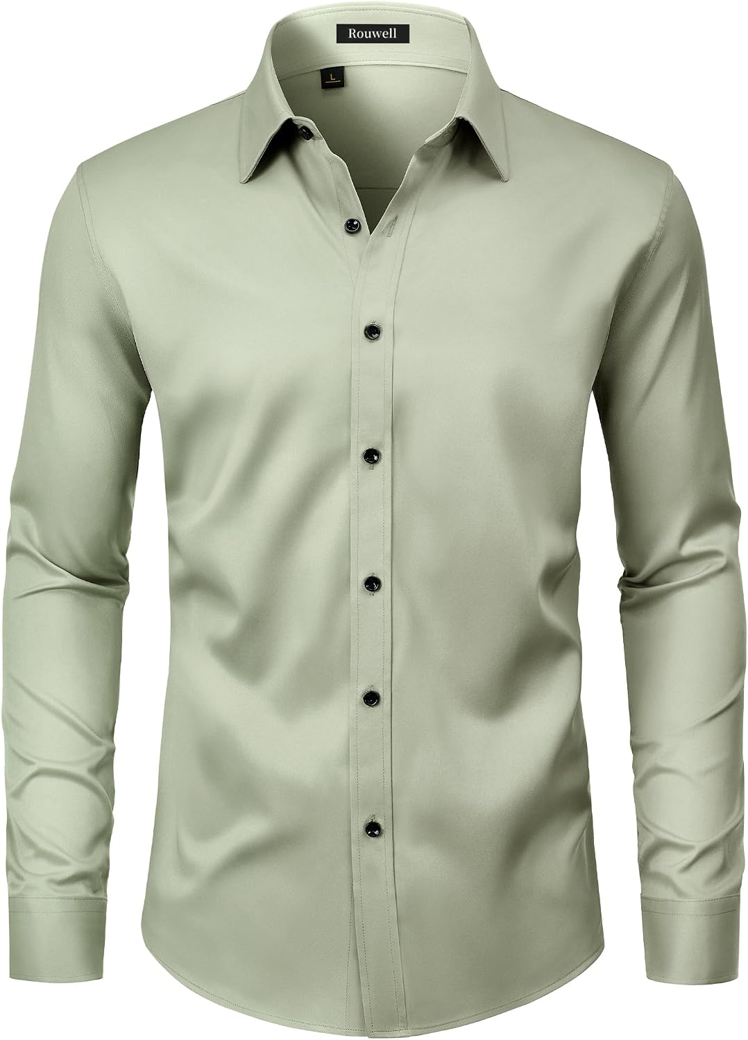 Men’s Wrinkle Free Dress Shirts Regular Fit Long Sleeve Non Iron Business Casual Wedding Stretch Button Down Shirt