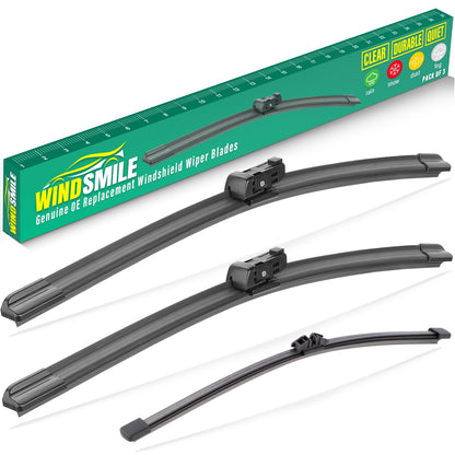 WINDSMILE Windshield Wiper Blade Replacement for Hyundai Palisade 2020-2025
