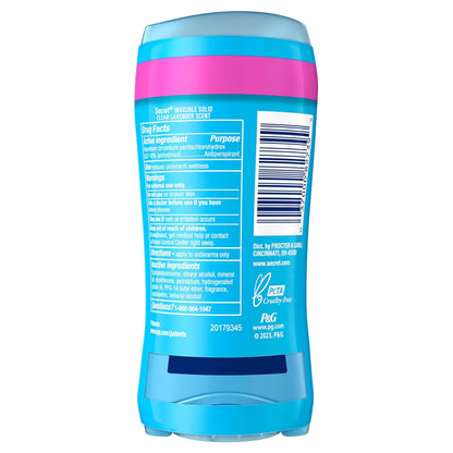 Secret Anti-Perspirant Deodorant Invisible Solid Powder Fresh Twin Pack 5.20 oz