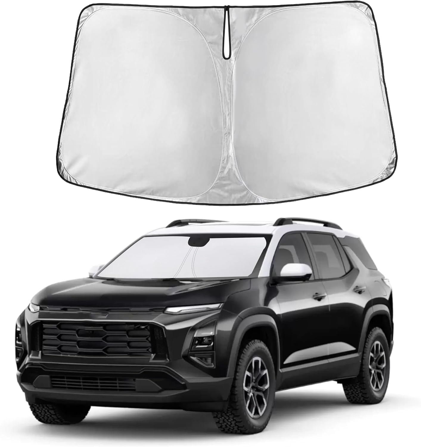 Autovir Windshield Sun Shade, 2017-2026 Tesla Model 3 & Y, 280T Visor Shade