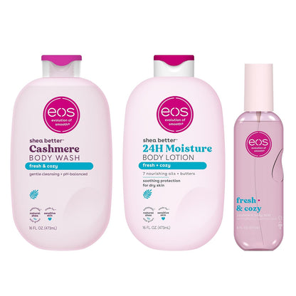 eos Shea Better 24H Moisture Body Lotion- Jasmine Peach, 16 fl oz
