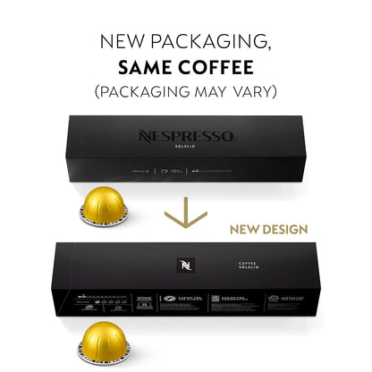 Nespresso Capsules Vertuo, Variety Pack, Medium and Dark Roast Coffee, 30 Count Coffee Pods, Brews 7.8 oz.