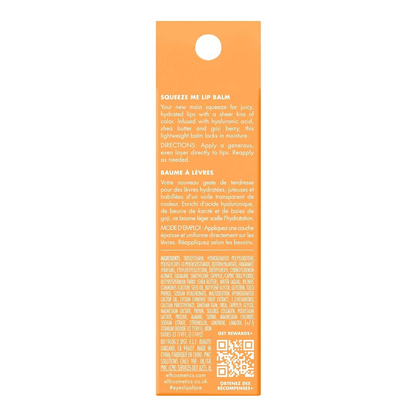 e.l.f. Squeeze Me Lip Balm, Strawberry
