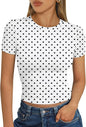 Trendy Queen Womens Short Sleeve T Shirt Basic Summer Top