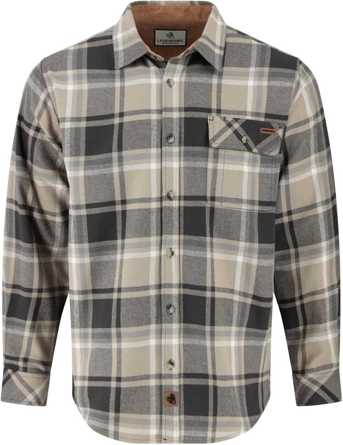 Legendary Whitetails Mens Flannel Long Sleeve Button Down 100% Cotton Shirt