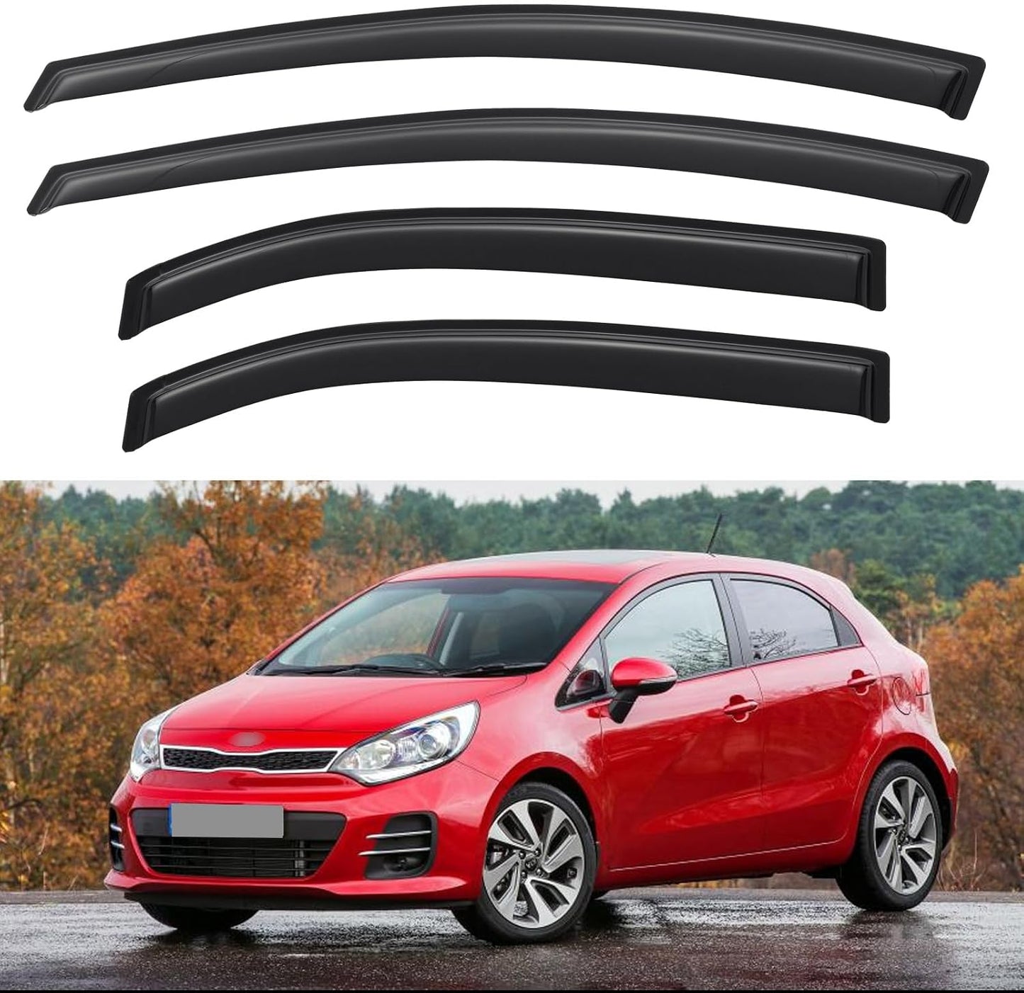 Window Visors Rain Guards for 2020-2025 Nissan Sentra