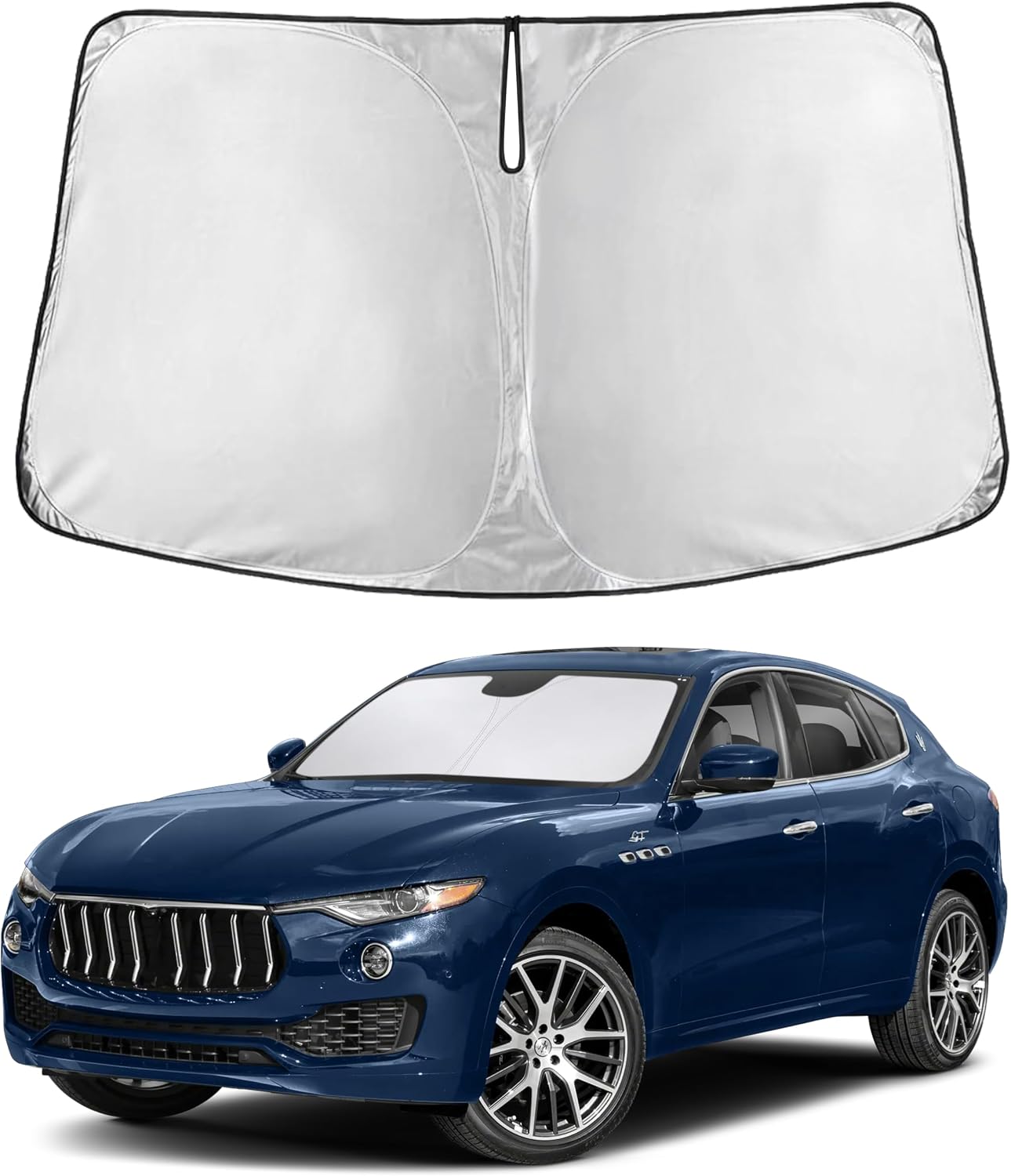 Econour Car Windshield Sun Shade, Front Window Sun Blocker for SUVs,Sedan