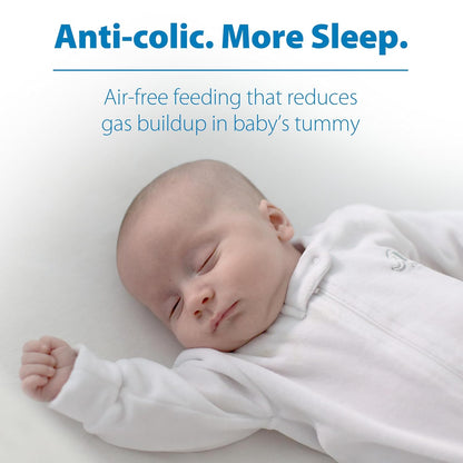 Dr. Brown's Anti-Colic Options+ Narrow Glass Baby Bottle, 8 oz, 1-Pack
