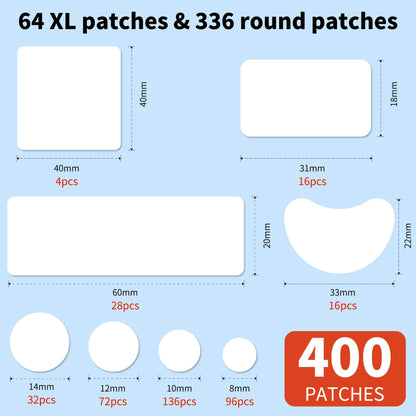 Daolyo 6 Sizes 142 Counts Large Acne Pimple Patches for Face