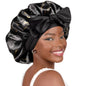 YANIBEST Adjustable Silk Bonnet for Sleeping Women Double Layer Satin Bonnet Reduce Friction Prevent Frizz Curly Hair