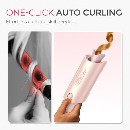 TYMO Automatic Rotating Curling Iron, TYMO CURLPRO Beach Waves Hair Curler