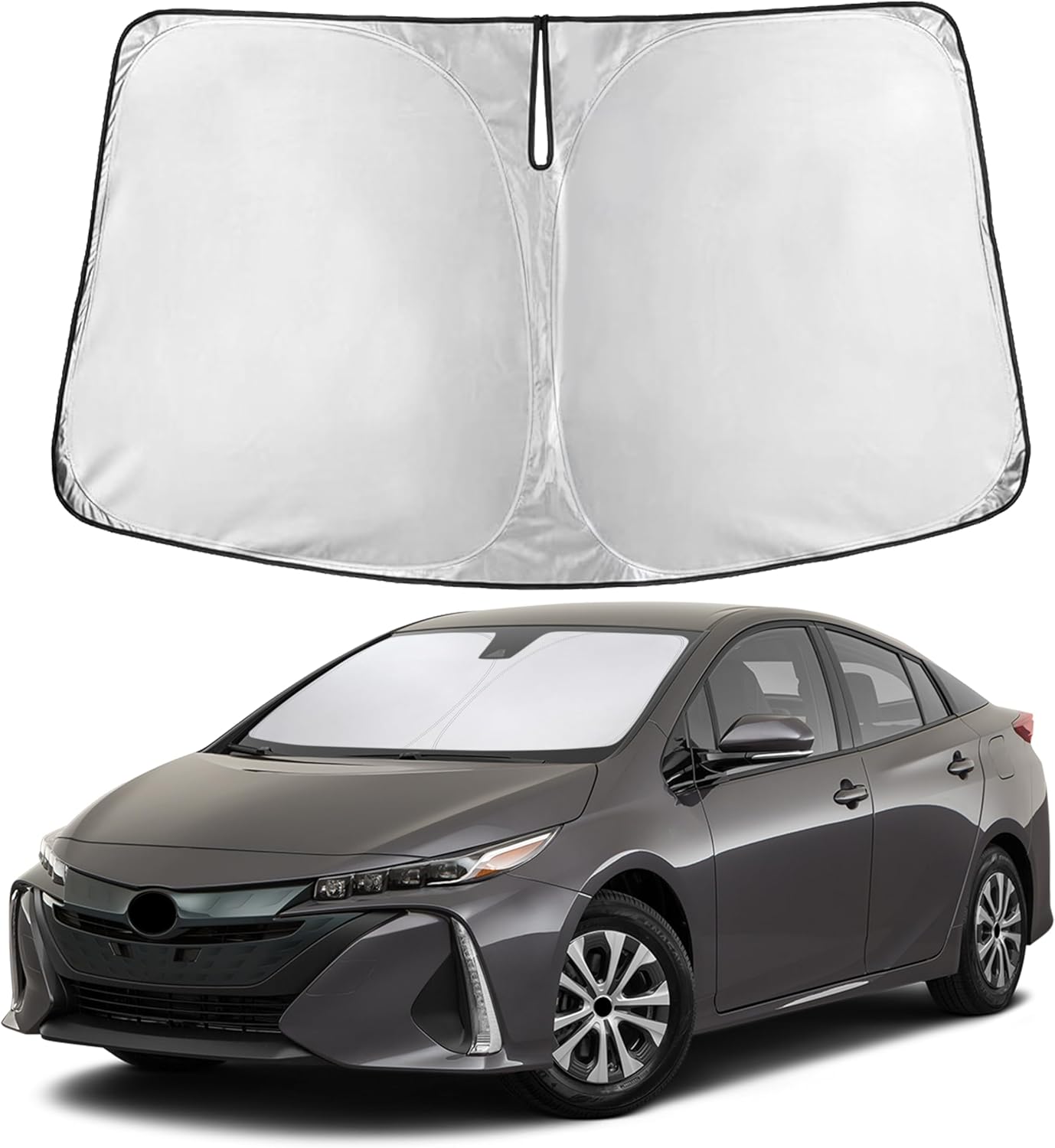 Econour Car Windshield Sun Shade, Front Window Sun Blocker for SUVs,Sedan