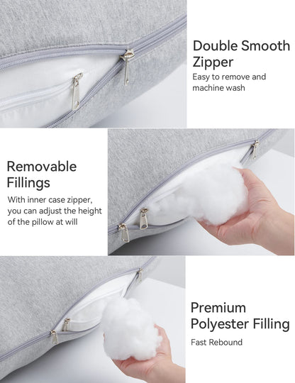 Momcozy Pregnancy Pillow for Sleeping - U Shaped Full Body Maternity Pillow