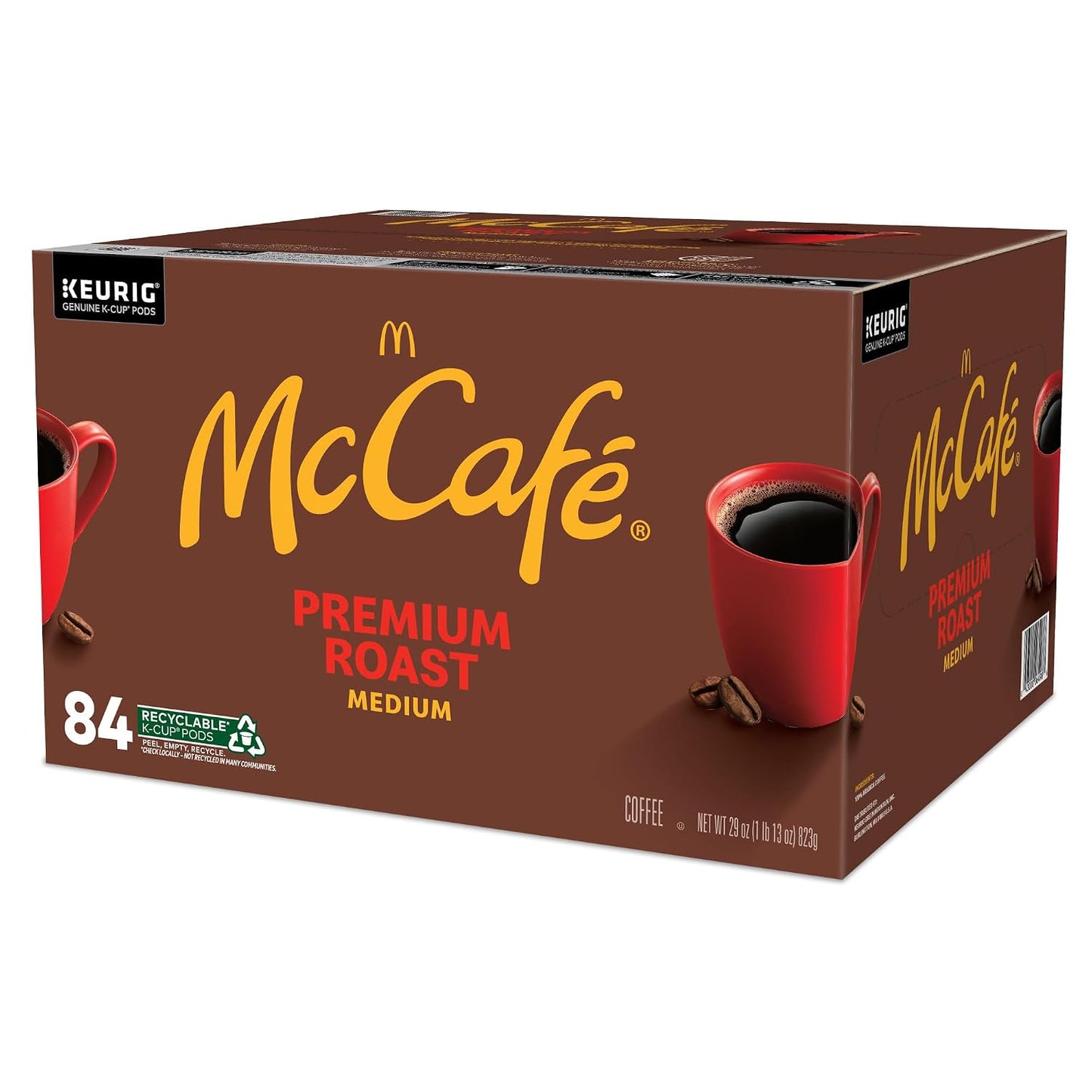 McCafe Premium Roast Coffee, Single Serve Keurig K-Cup Pods, Medium Roast, 84 Count