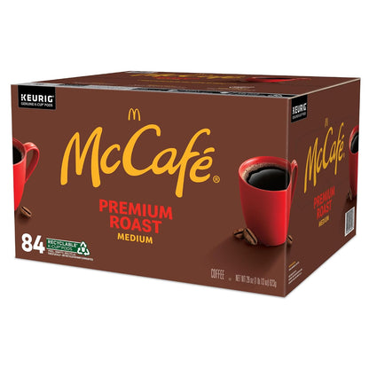 McCafe Premium Roast Coffee, Single Serve Keurig K-Cup Pods, Medium Roast, 84 Count