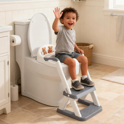 Potty Training Toilet for Toddlers, 2-in-1 Potty Training seat, Anti-Slip