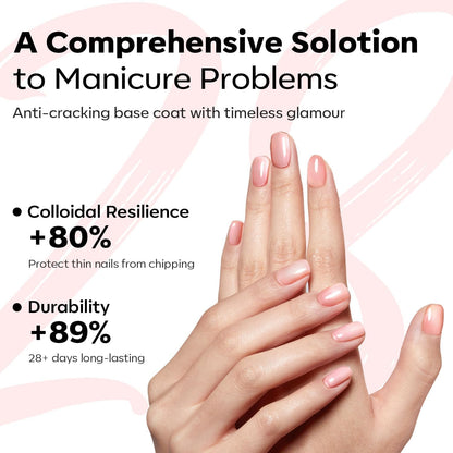 modelones Gel Top Base Coat Set 15ml 2026 Upgrade No Wipe Super Shine