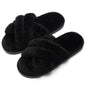 Evshine Memory Foam Fuzzy House Slippers for Women