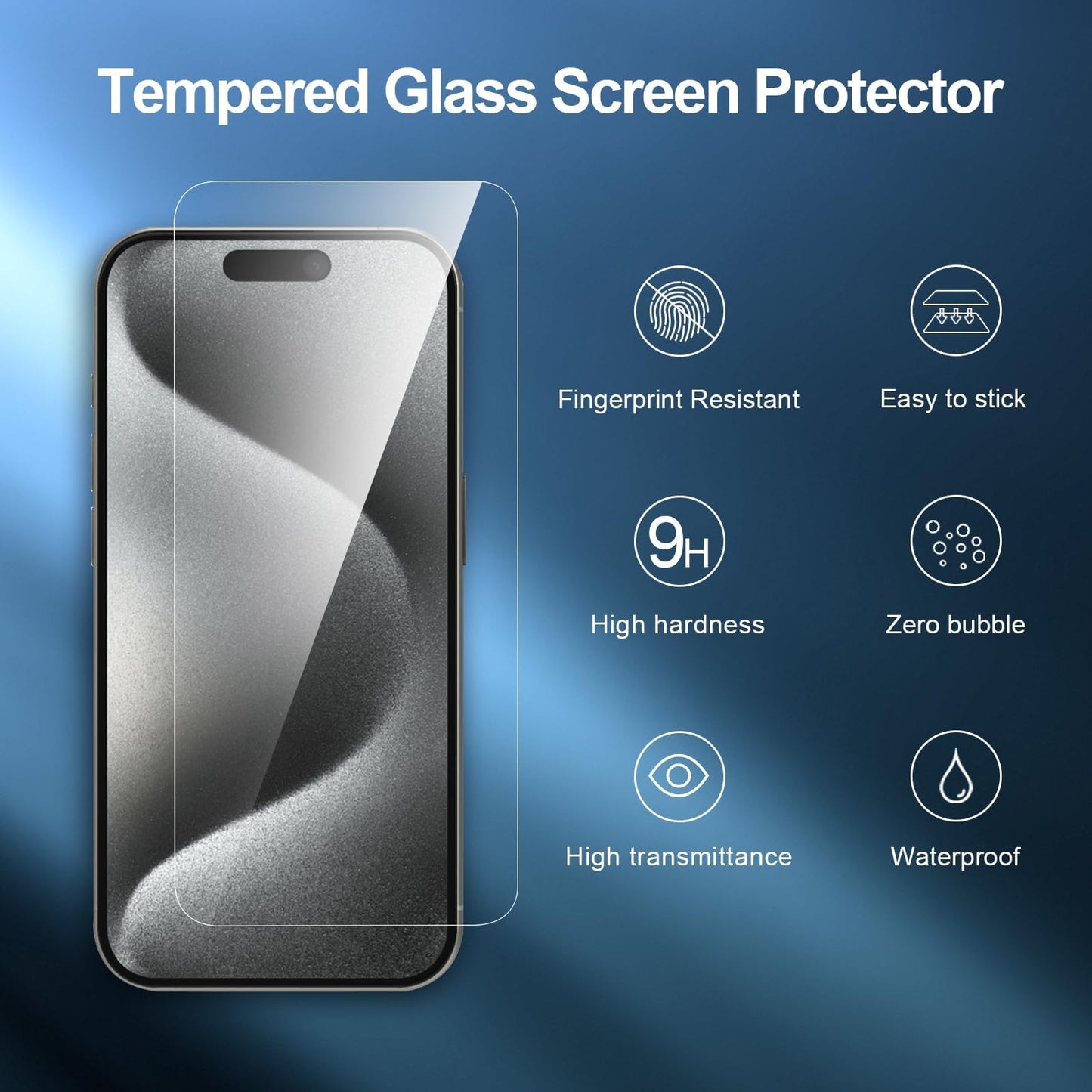 NEW'C for iPhone 17, iPhone 17 Pro, iPhone 16 Pro Screen Protector