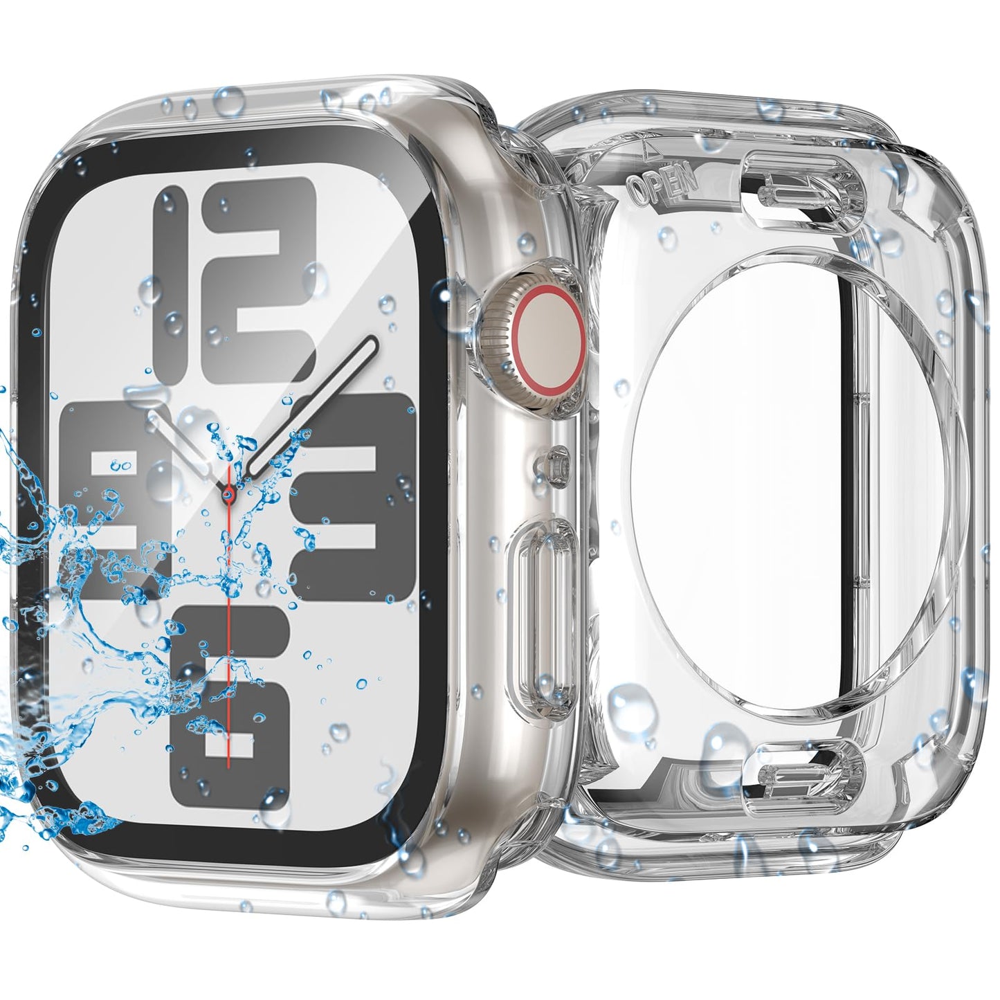 YIJDACASE 3 in 1 Waterproof Case for 40mm Apple Watch SE 3/2/1 Series 6/5/4