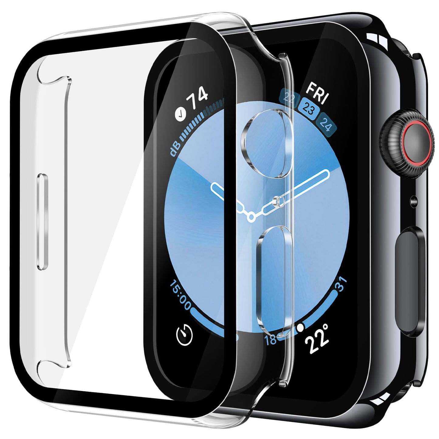 Misxi Case with Screen Protector for 46mm Apple Watch Series 11/10