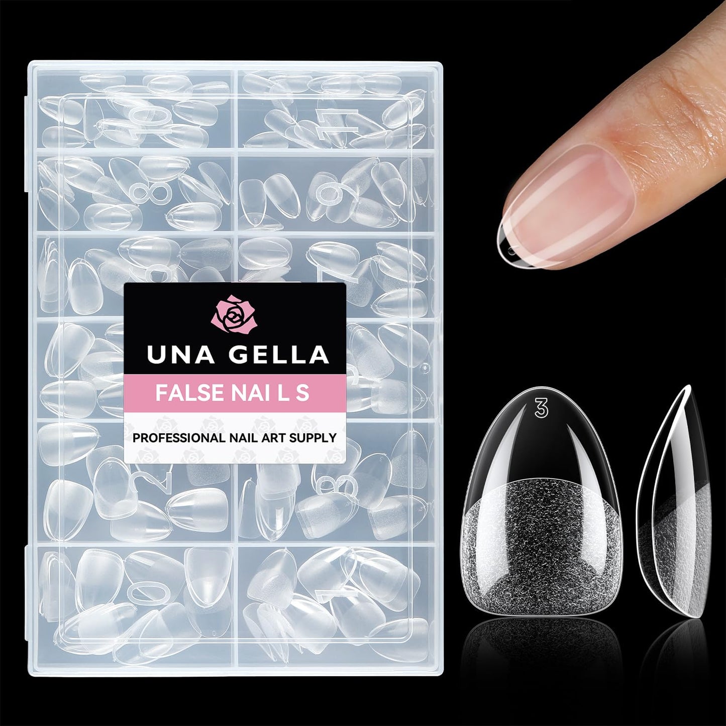 UNA GELLA 15g Nail Glue for Press On Nails with 20ml Nail Glue Remover Kit