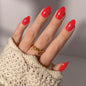 Glamnetic Press On Nails - Short Almond, Glossy Fake Nails 24 Pc Full Kit