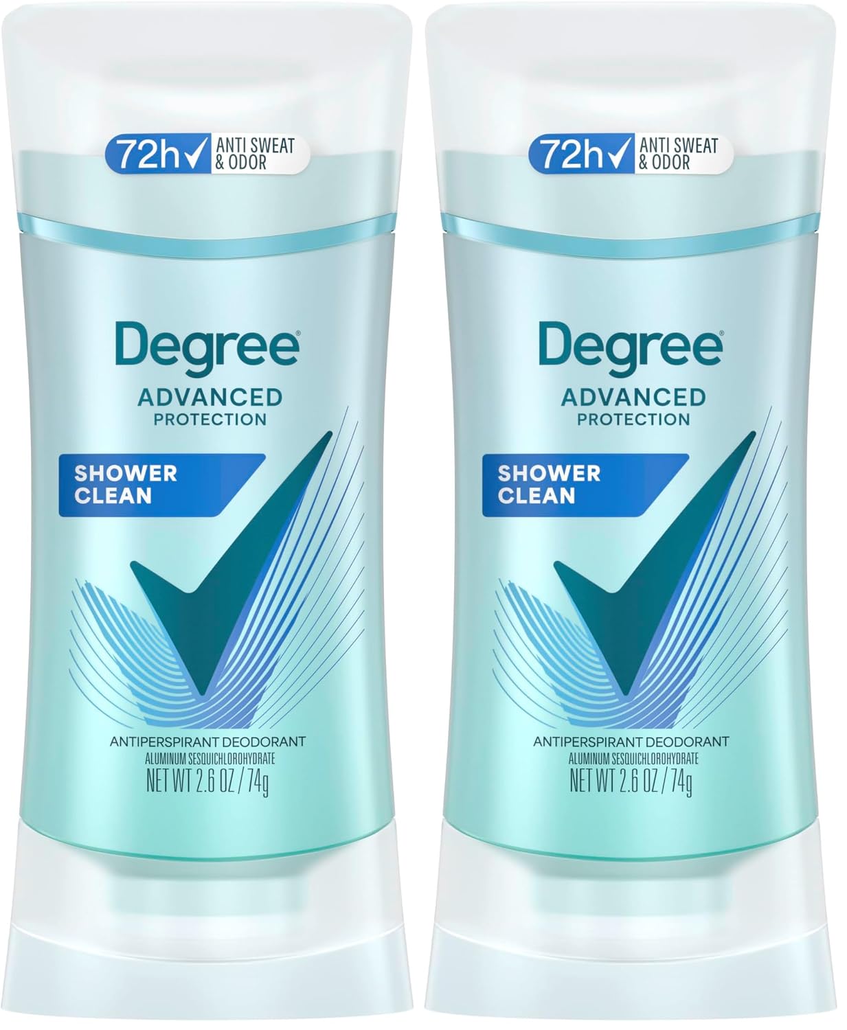 Degree Antiperspirant Deodorant Sexy Intrigue 72-Hour Sweat & Odor Protection Antiperspirant Deodorant For Women with Body Heat Activated Technology 2.6 oz (Pack of 2)