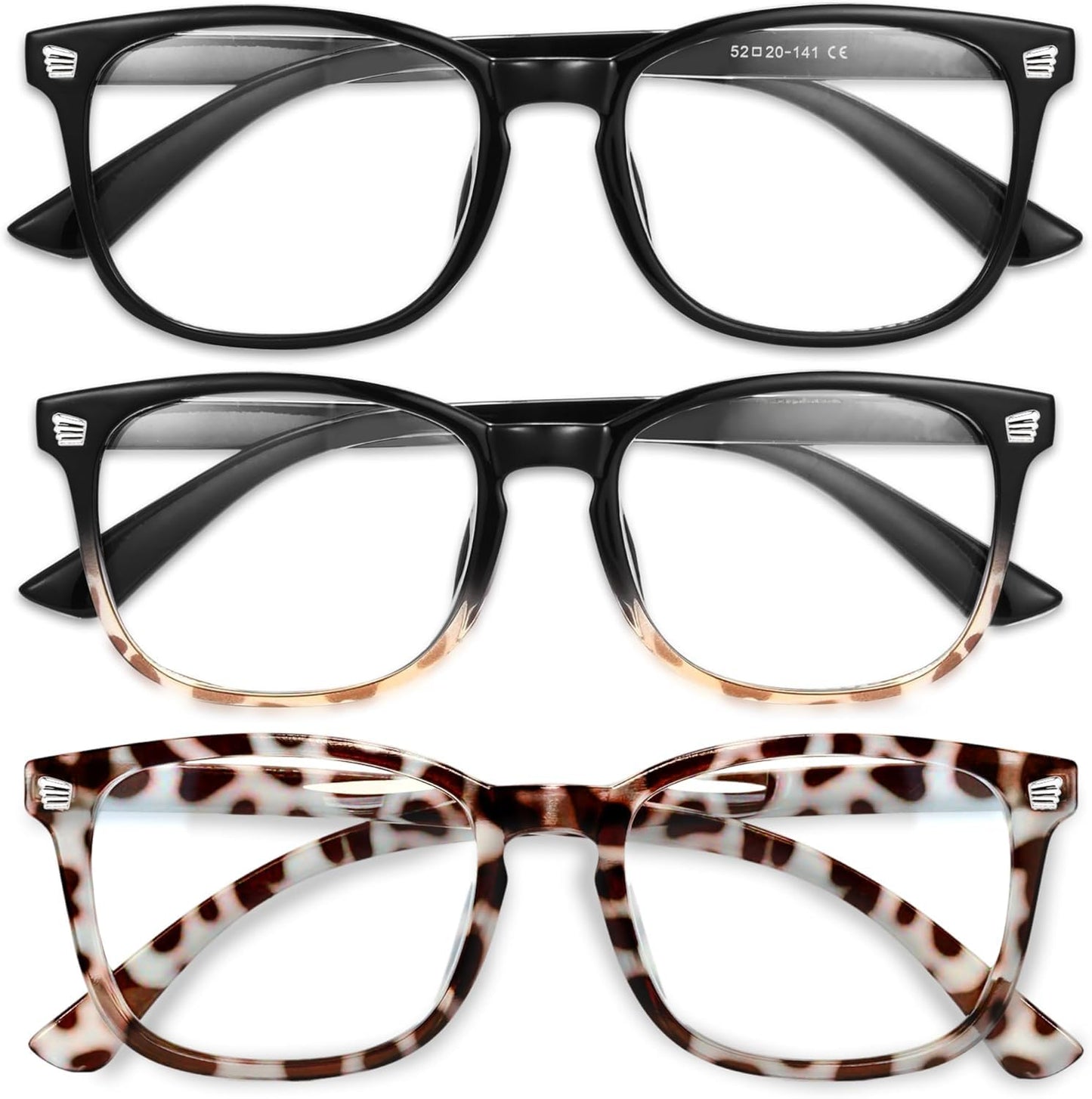 Gaoye Blue Light Glasses for Women - 3 Pack