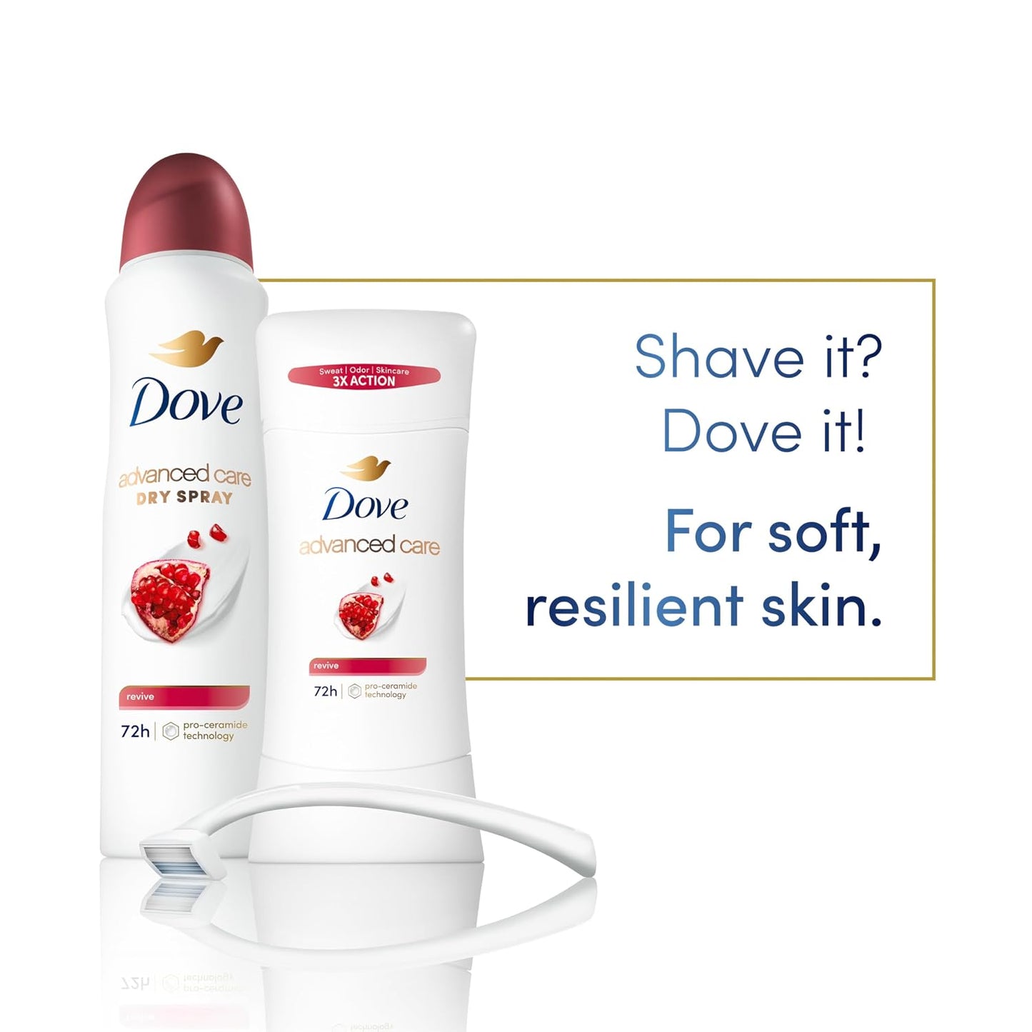 Dove Advanced Care Antiperspirant Stick Cool Essentials 2.6 oz 2PK