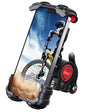 Lamicall Bike Phone Holder Motorcycle Mount - One-Hand Operation, Lockable